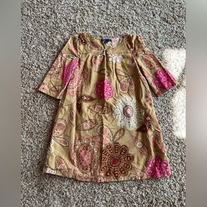 Corduroy dress and knit sweater GAP combo